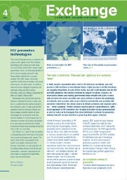 Exchange on HIV/AIDS, sexuality and gender [2007], 4