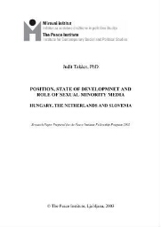 Position, state of development and role of sexual minority media