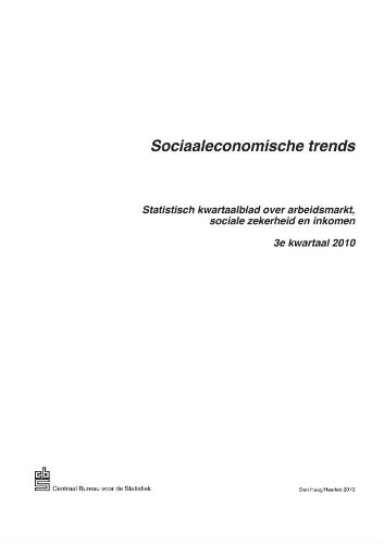 Sociaal economische trends [2010], 3e kwartaal