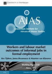 Workers and labour market outcomes of informal jobs in formal employment