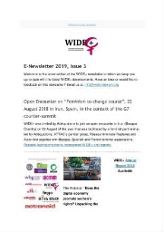 WIDE Plus newsletter [2019], 3