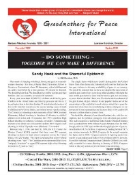Grandmothers for Peace International [2013], Spring