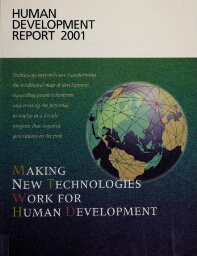 Human development report 2001