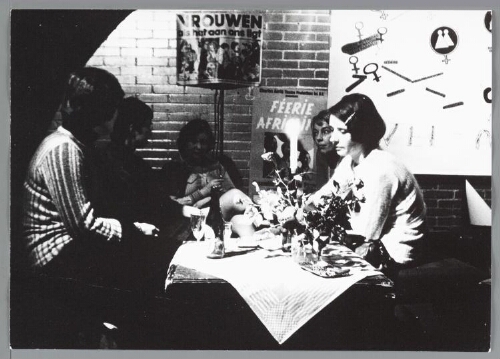Opening van vrouwencafé. 1978