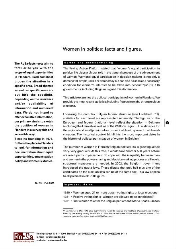 RoSa-factsheet [2005], 39 (Feb)