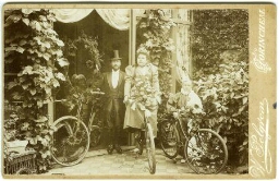 Foto van een tableau vivant 1898