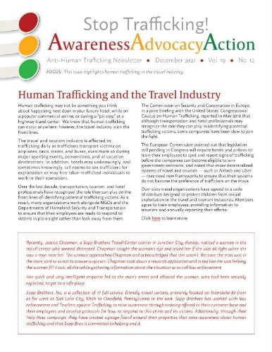 Stop trafficking! Anti-human trafficking newsletter [2021], 12 (December)