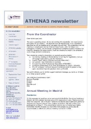 Athena newsletter [2008], [May]