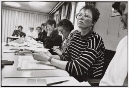 Bijeenkomst van de commissie LTB-Vrouwen Noord- en Zuid Holland. 1989