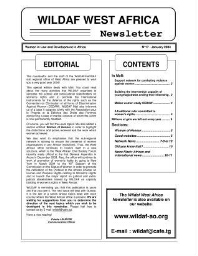 Wildaf West Africa newsletter [2004], 17 (Jan)