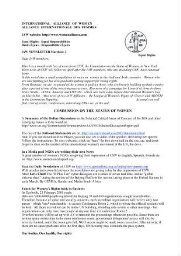 IAW newsletter [2005], March
