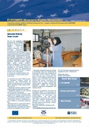 Euromed womens rights newsletter [2006], 1 (Oct-Dec)