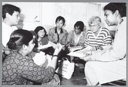 Workshop over vrouwen en religie met o.a 1995
