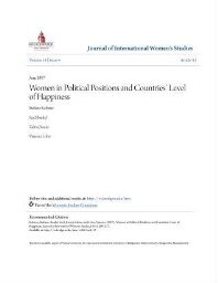 Women in Political Positions and Countries’ Level of Happiness