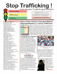 Stop trafficking! Anti-human trafficking newsletter [2010], 11 (November)