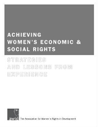 Achieving women's economic and social rights