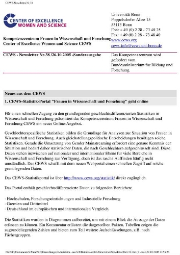 CEWS-newsletter [2005], 38