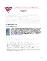 VAWnet e-newsletter [2004], December