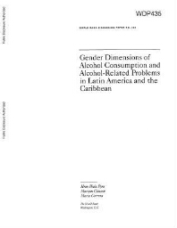 Gender dimensions of alcohol consumption and alcohol-related problems in Latin-America and the Caribbean