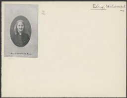 Portret van Elmy Wolstenholme (1833-1918), Engels suffragette 188?