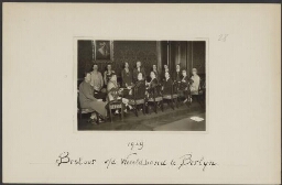 Het bestuur van de International Woman Suffrage Alliance (IWSA), de Wereldbond voor Vrouwenkiesrecht tijdens het jubileum congres 1929