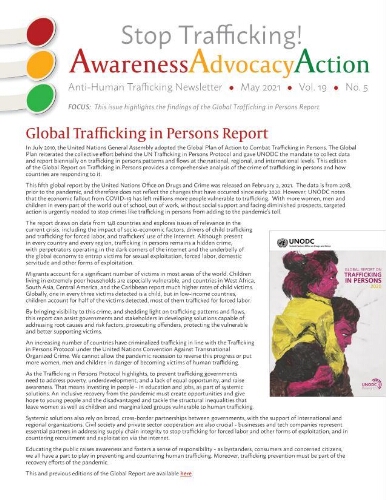 Stop trafficking! Anti-human trafficking newsletter [2021], 5 (May)