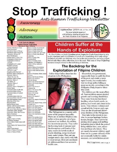 Stop trafficking! Anti-human trafficking newsletter [2019], 9 (September)