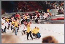 Optocht bij de Gay Games in Amsterdam. 1998