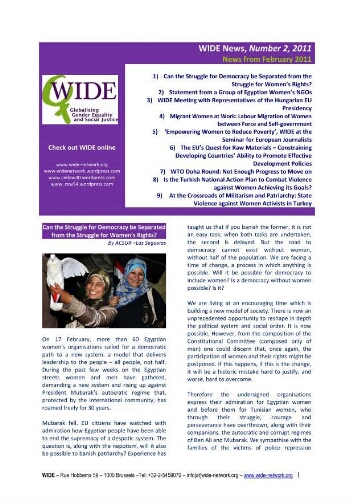 WIDE newsletter = WIDE news [2011], 2 (February)