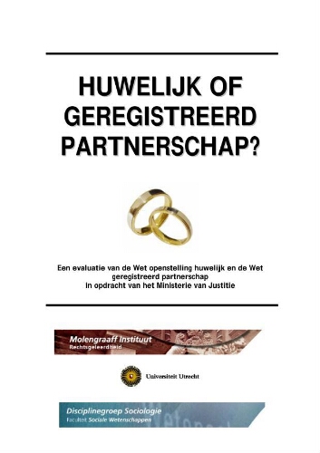 Huwelijk of geregistreerd partnerschap?