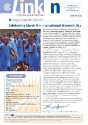LinkIn to education, gender & health newsletter [2002], February