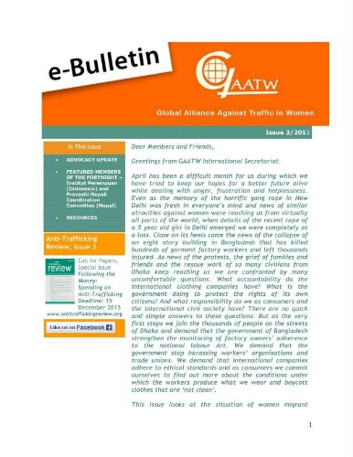 GAATW E-Bulletin [2013], 3