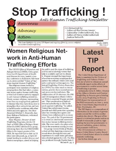 Stop trafficking! Anti-human trafficking newsletter [2005], 7 (July)