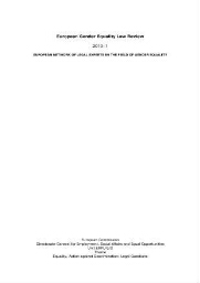 European gender equality law review [2010], 1