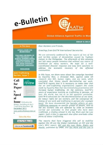 GAATW E-Bulletin [2013], 9