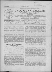 Maandblad van de Vereeniging voor Vrouwenkiesrecht in Nederlandsch-Indië  1930, jrg 5, no 2 [1930],
