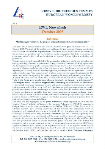 EWL newsflash [2005], 8 (October)