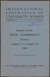 Bulletin International Federation of University Women [1929], 11