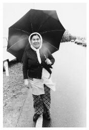 Turkse vrouw in Almelo. 1978