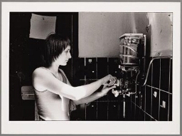 Loodgietster aan het werk 1979