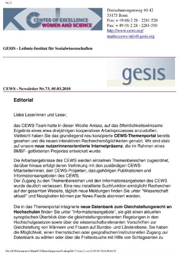 CEWS-newsletter [2010], 73