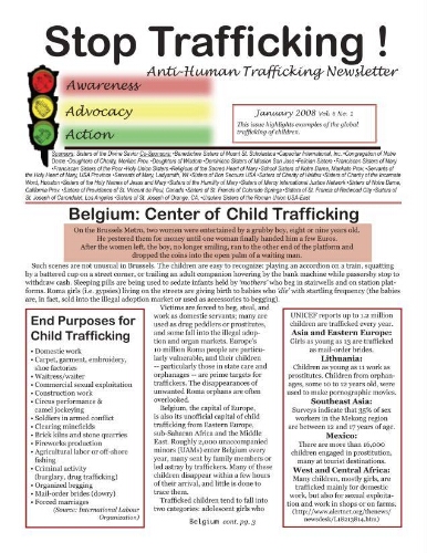 Stop trafficking! Anti-human trafficking newsletter [2008], 1 (January)