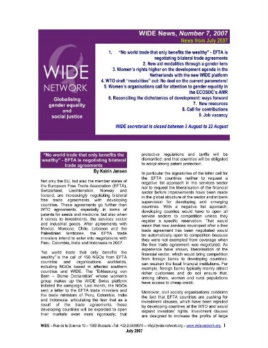 WIDE newsletter = WIDE news [2007], 7 (July)