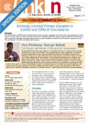 LinkIn to education, gender & health newsletter [2004], August