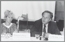 Patricia Colette ( oud voorzitter Vrouwen Alliantie) en Jan-Willem van den Braak ( Dir 2003