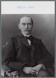 Portret van Prof. dr. S.A. Naber (1828-1913), de vader van Johanna Naber