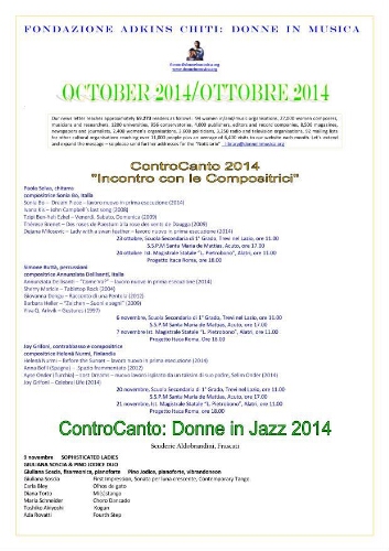 Fondazione Adkins Chiti [2014], October
