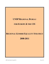 Regional gender equality strategy 2008 - 2011
