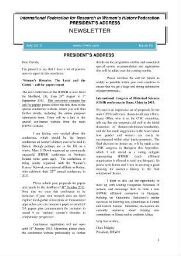 IFRWH/FIRHF newsletter [2012], 52 (July)