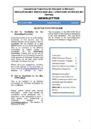 IFRWH/FIRHF newsletter [2010], 47 (December)